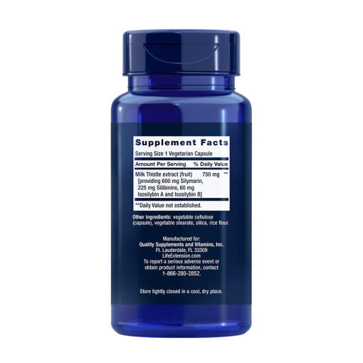 Silymarin-Silibinins-Isosilybin A & B - 60 vcaps