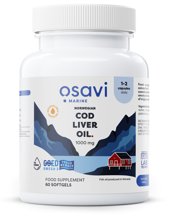 Norwegian Cod Liver Oil Softgels