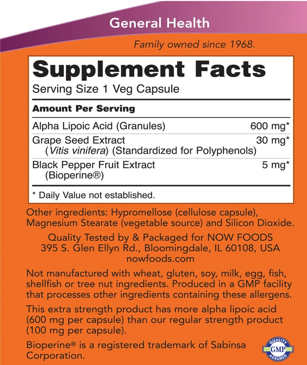 Extra Strength 600 mg (60 Veg Capsules)