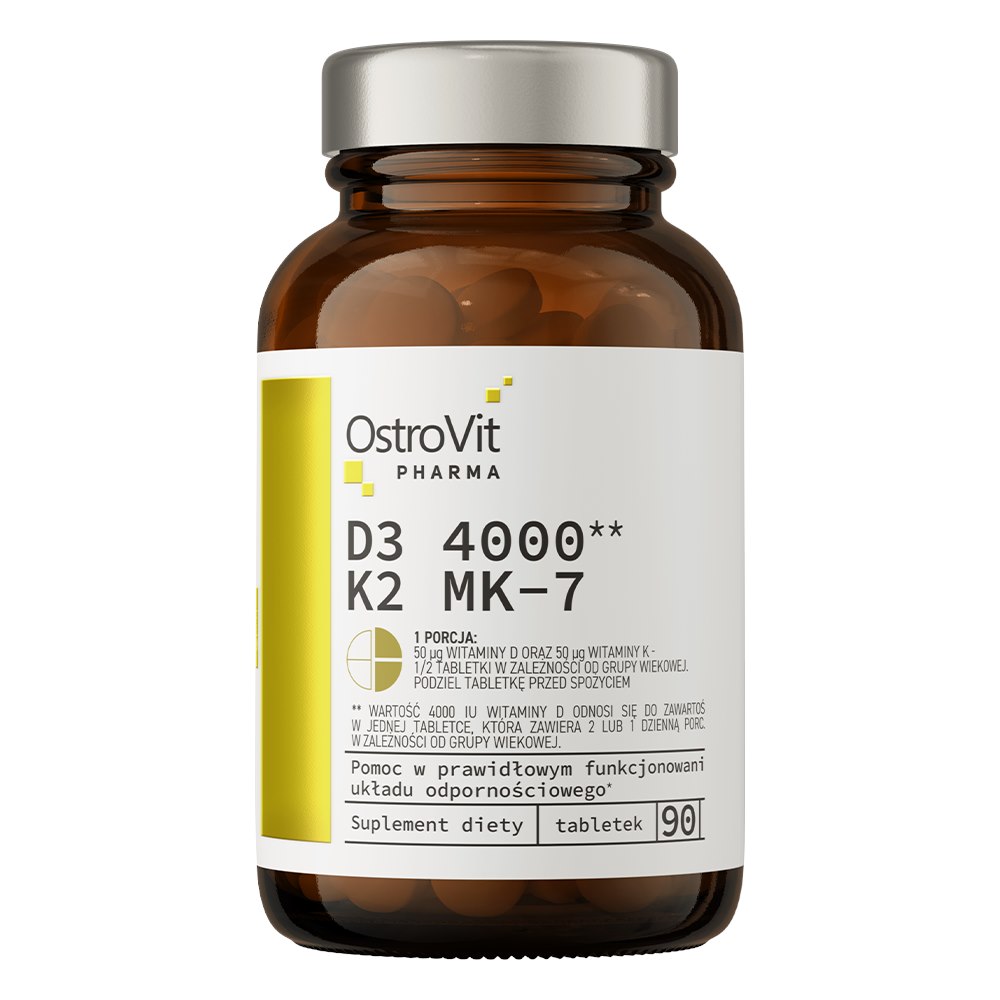 OSTROVIT Pharma D3 4000 K2 MK-7 (90 tabs)
