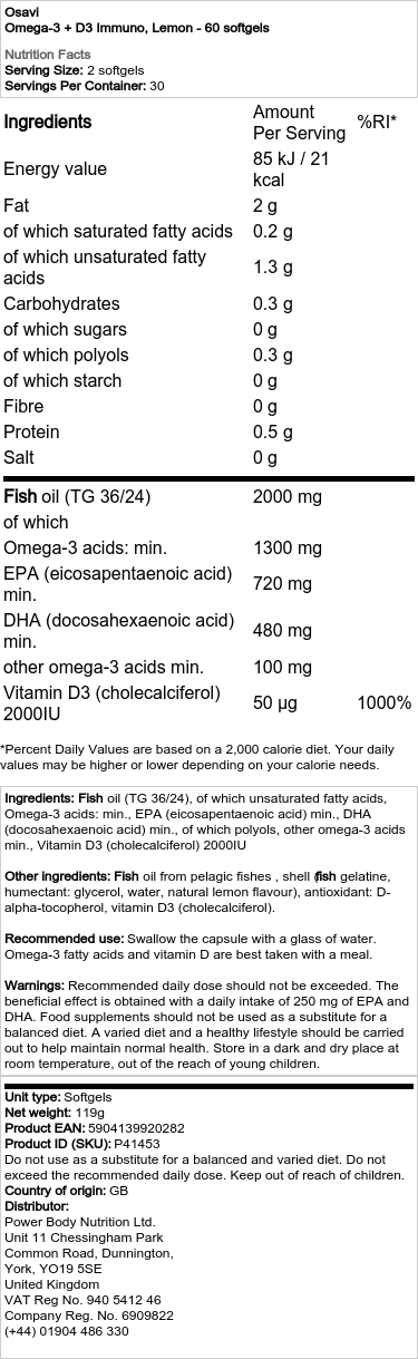 Citron - 60 bløde kapsler