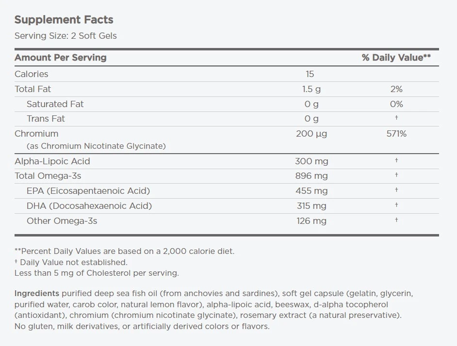 896mg - 60 softgels