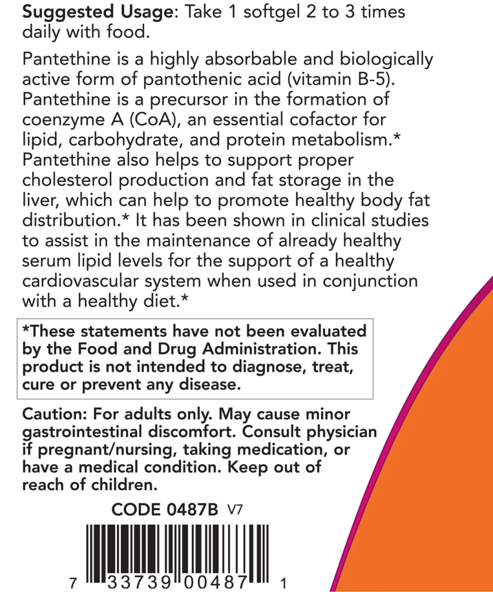 Pantetin, 300 mg - 60 pehmeää kapselia - Image 3