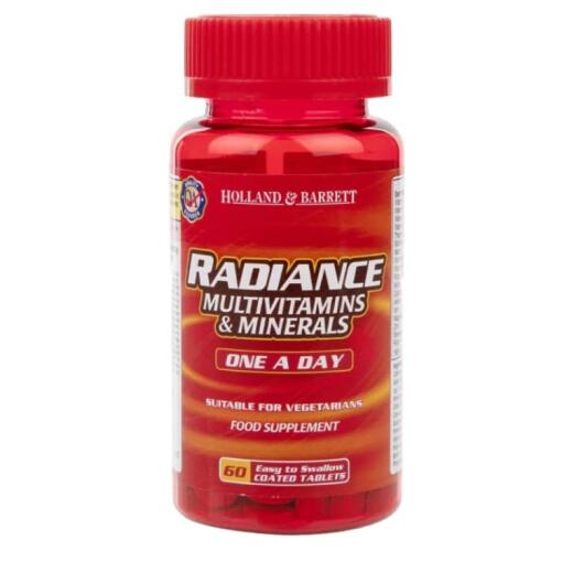 Radiance Multivitamins & Minerals One a Day - 60 tabs (EAN 5017174023105)