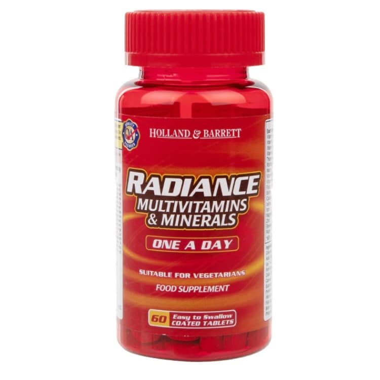 Radiance Multivitamins & Minerals One a Day - 60 tabs (EAN 5017174023105)