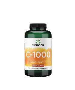 SWANSON Witamina C1000 + dzika ró¿a 90 kaps