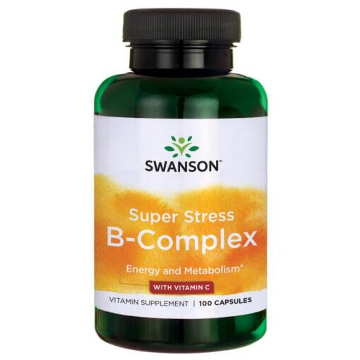Super Stress B-Complex with Vitamin C - 100 caps