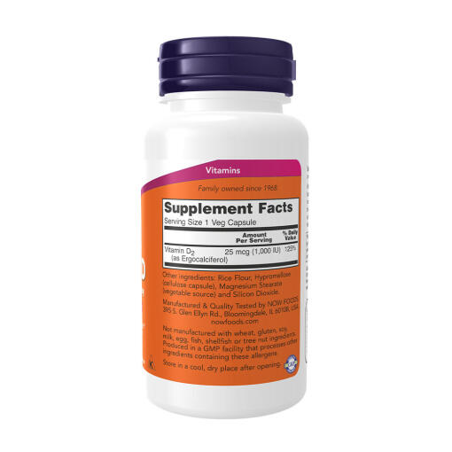1000 IU Vegetarian - Dry - 120 vcaps