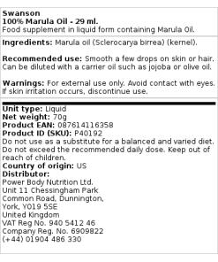 100 % Marulaöljy - 29 ml - Image 2