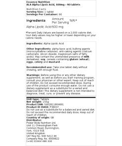 600mg - 90 tabletter