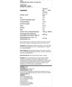 450 mg - 60 veganske kapsler