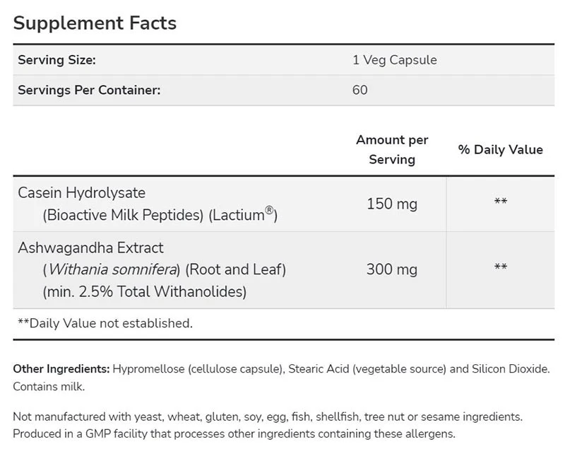 Ashwagandha Stressinlievitys - 60 kapselia - Image 2