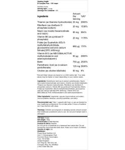 B-kompleksi Plus - 100 kapselia - Image 2