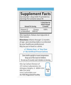 Vauvan Superpäivittäinen D3-vitamiini, 400 IU - 10 ml - Image 3