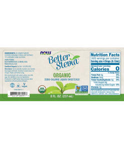 Better Stevia -nestemäinen makeutusaine, luomu - 237 ml - Image 2