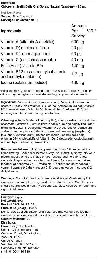 Naturlig Hindbær - 25 ml
