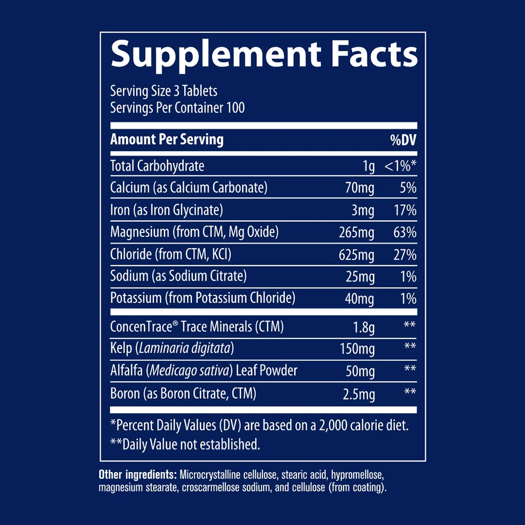 ConcenTrace Urheilumineraalitabletit - 90 tablettia - Image 3