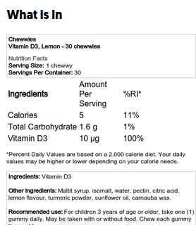 citron - 30 tyggetabletter