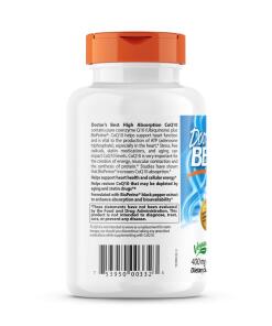 Doctor's Best Korkean Imeytymisen CoQ10 400 mg, 180 kasviskapselia - Image 4