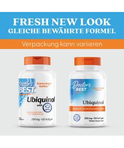 Doctor's Best Ubikinoli Kanekan kanssa 200 mg, 120 pehmeää kapselia - Image 5