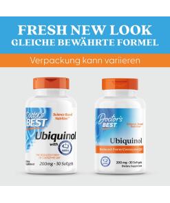 Doctor's Best Ubikinoli Kanekan kanssa 200 mg, 30 pehmeää kapselia - Image 5