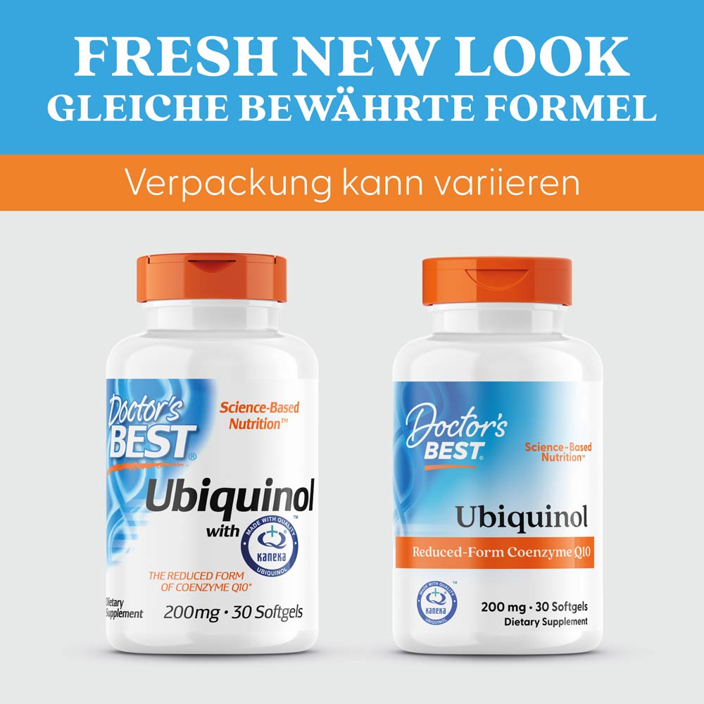 Doctor's Best Ubikinoli Kanekan kanssa 200 mg, 30 pehmeää kapselia - Image 5