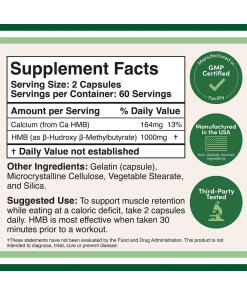 Double Wood Supplements - HMB (120 kapselia) - Image 2