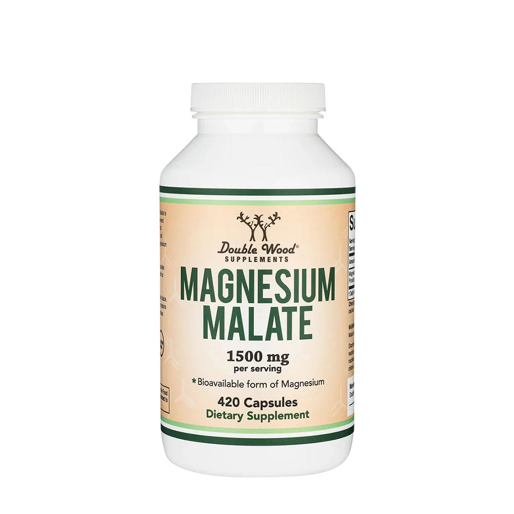 Double Wood Supplements Magnesium Malate (420 Capsules)