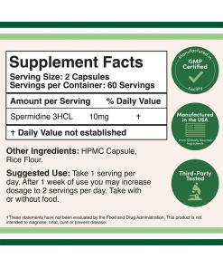 Double Wood Supplements - Spermidine (120 kapselia) - Image 2