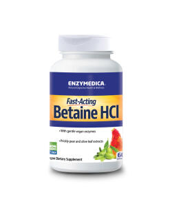 Enzymedica Betaiini HCl 600 mg, 60 kapselia - Image 2