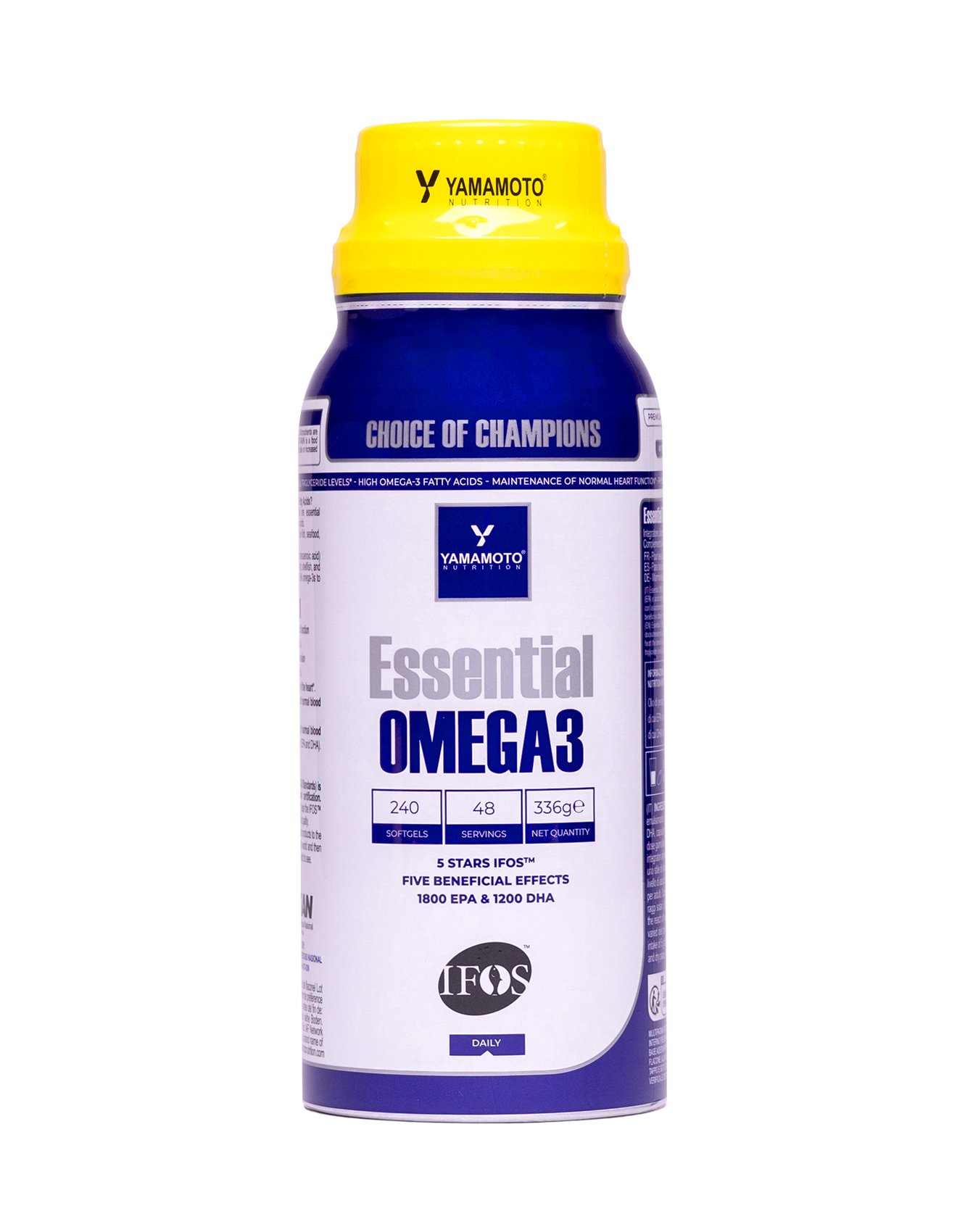 Yamamoto Nutrition - Välttämättömät Omega-3 - 240 pehmeää kapselia