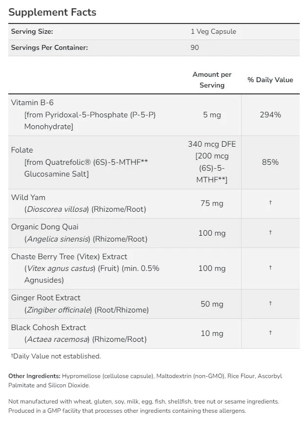 Naisen tasapaino - 90 kasviskapselia - Image 2