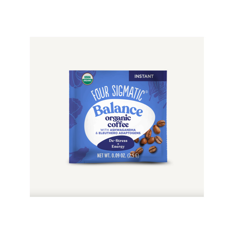 Four Sigmatic - Ashwagandha & Chaga Adaptogeeninen Kahvijauheseos Luomu, Jauhe 1 säkki