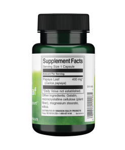 Tarkistettu ja korjattu tuotenimi: Täyden spektrin papaijalehtiuute, 400 mg - 60 kapselia - Image 3