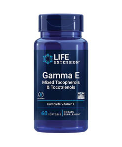 Gamma E -sekoitus tokoferoleja ja tokotrienoleja - 60 kapselia - Image 4
