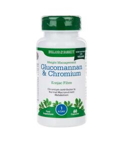 Glucomannan & Chromium - 60 kapsler