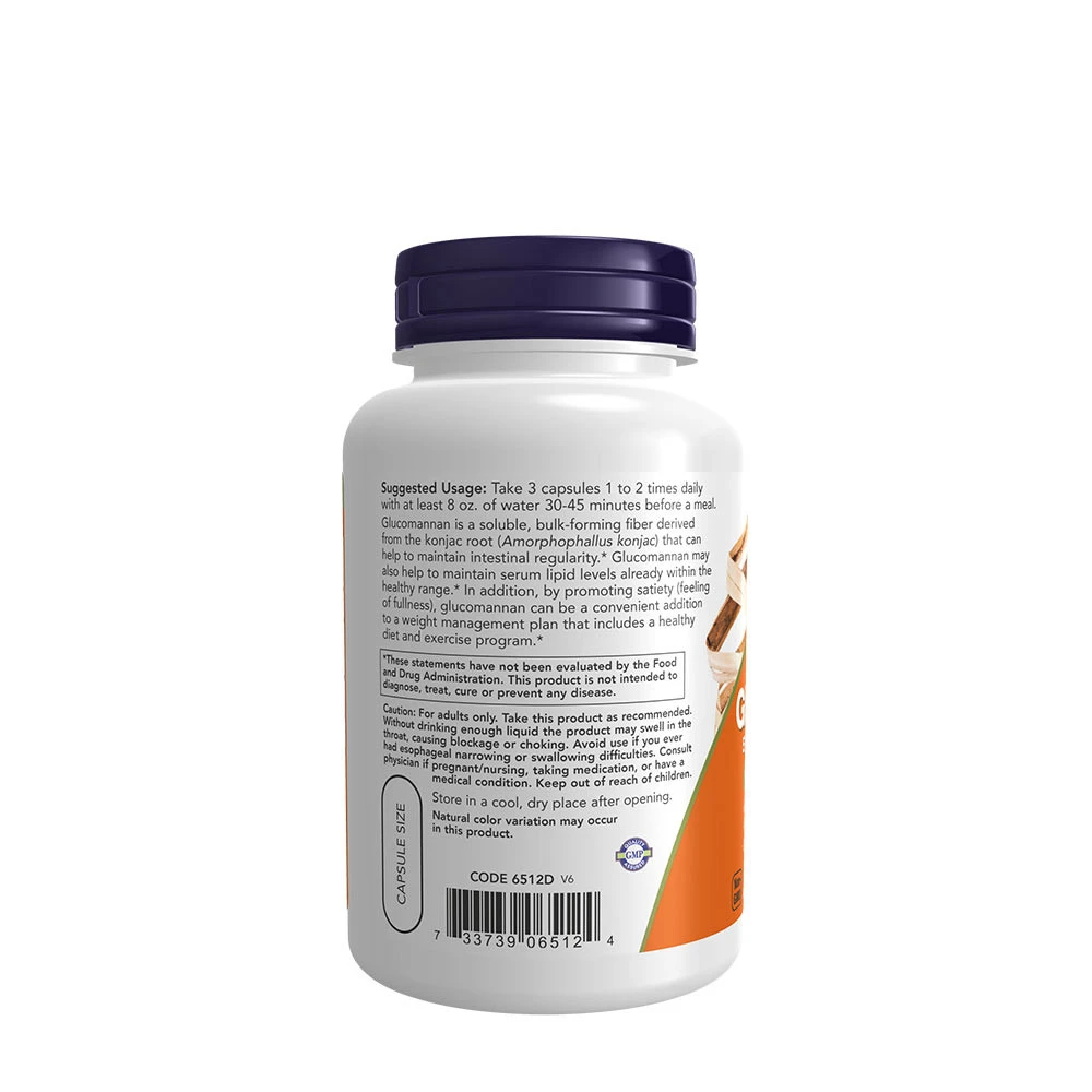 Glukomannaani Konjac-juuri, 575mg - 180 kapselia - Image 3