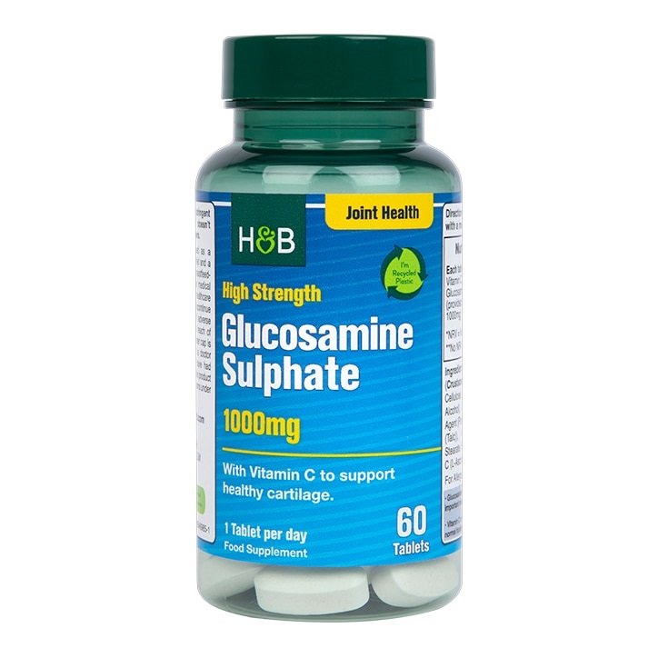 Glukosamiinisulfaatti, 1000 mg - 60 tablettia
