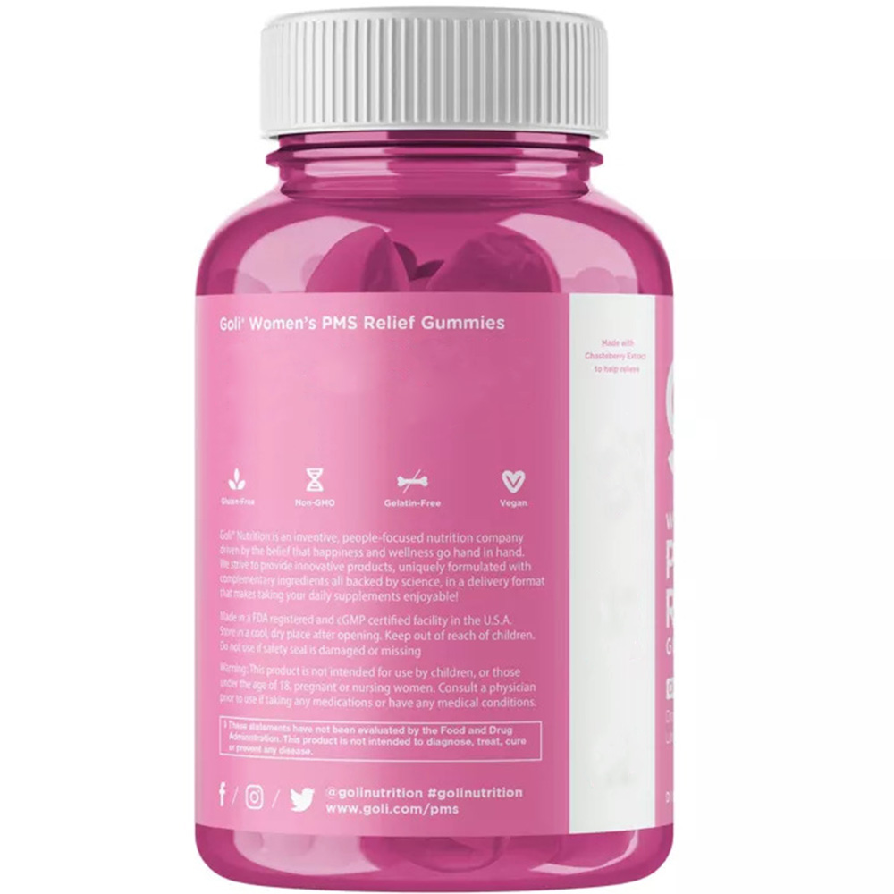 Goli Nutrition Naisten PMS-oireiden helpotus 60 kumivitamiinia - Image 3