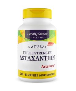 Healthy Origins Astaksantiini Depot 12 mg, 60 pehmeää kapselia - Image 2