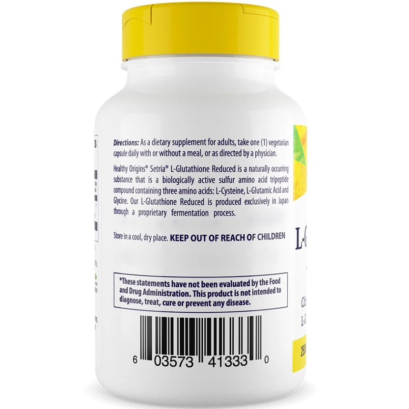 Healthy Origins L-Glutathione 250 mg, 60 kapselia - Image 4
