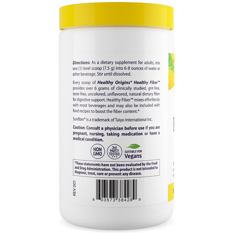 Healthy Origins Luonnollinen Terveellinen Kuitu 225g - Image 4