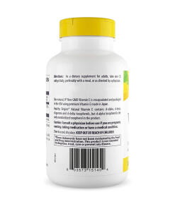 Healthy Origins Luonnollinen E-vitamiini 400 IU 180 pehmeää kapselia - Image 4