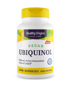 Healthy Origins Vegaaninen Ubikinoli 100 mg, 60 kasviskapselia - Image 2