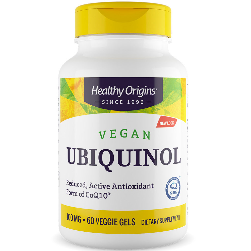Healthy Origins Vegaaninen Ubikinoli 100 mg, 60 kasviskapselia - Image 2