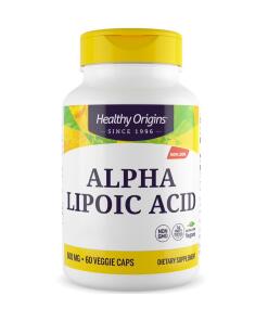 Healthy Origins alfalipoiinihappo depot 600 mg, 60 kapselia - Image 2