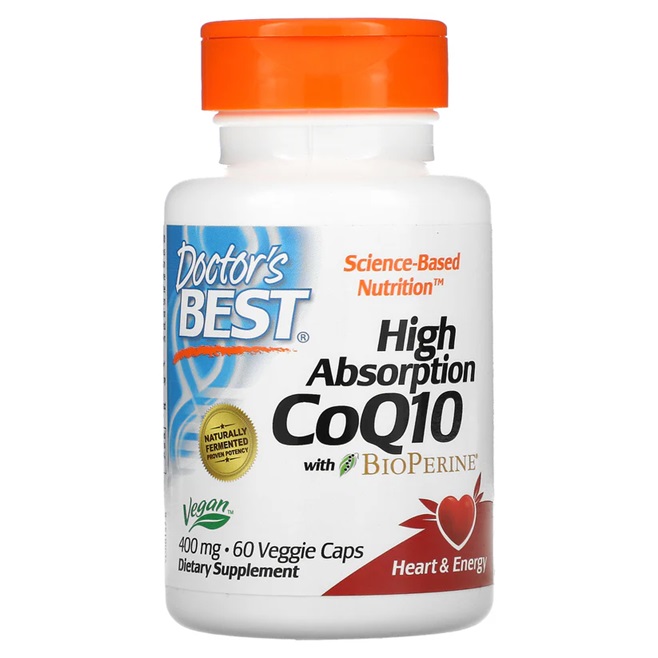 High Absorption CoQ10 with BioPerine