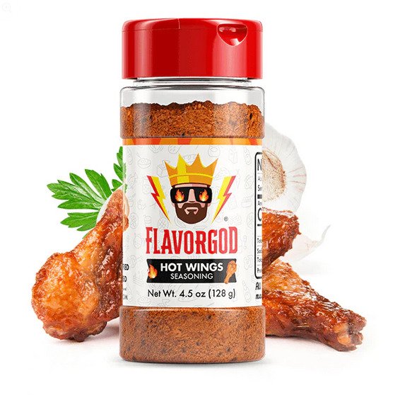 Hot Wings Krydderi - 128 gram