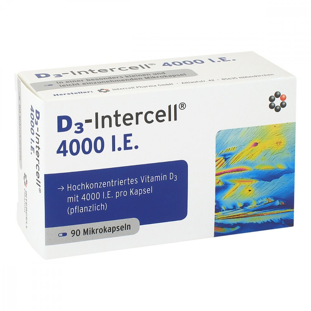 INTERCELL PHARMA D3-Intercell 4000 IU (90 caps)