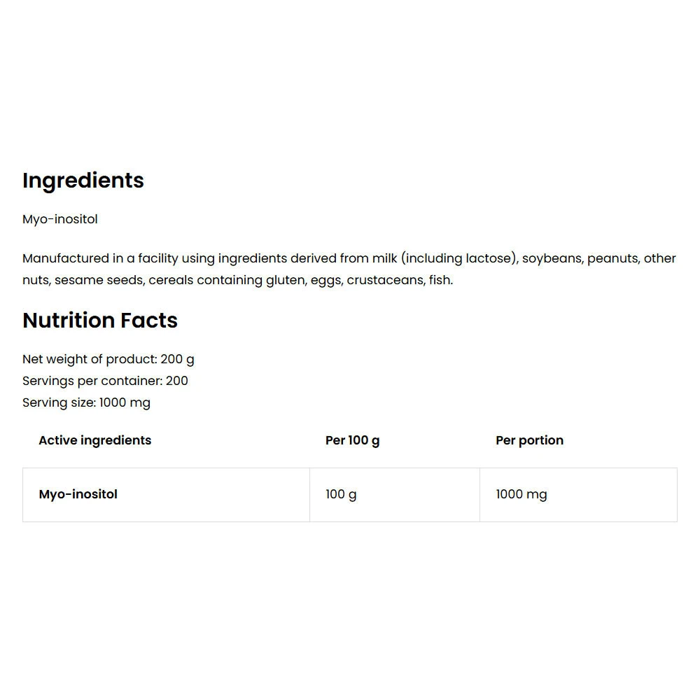 OstroVit - Inositoli Supreme Pure - 200 g - Image 2